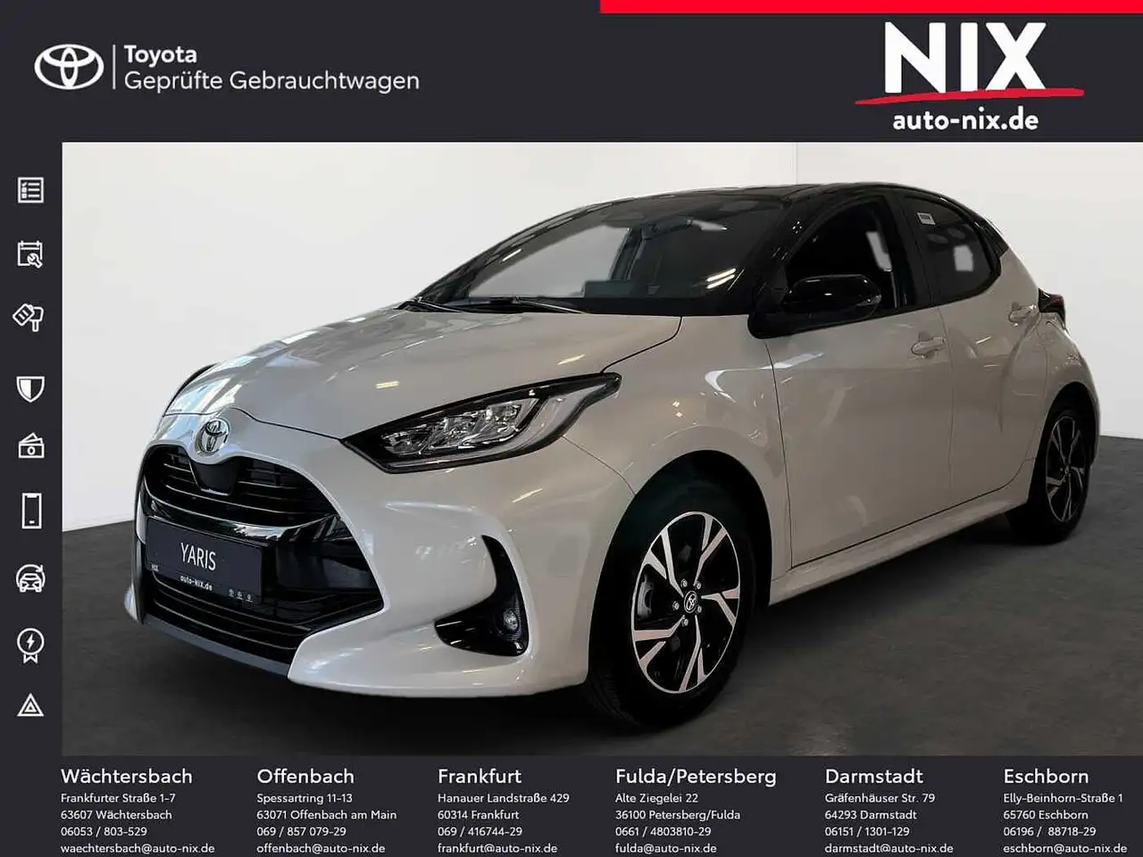 Yaris1.5 Hybrid Black & White SHZ KLIMA KAMERA