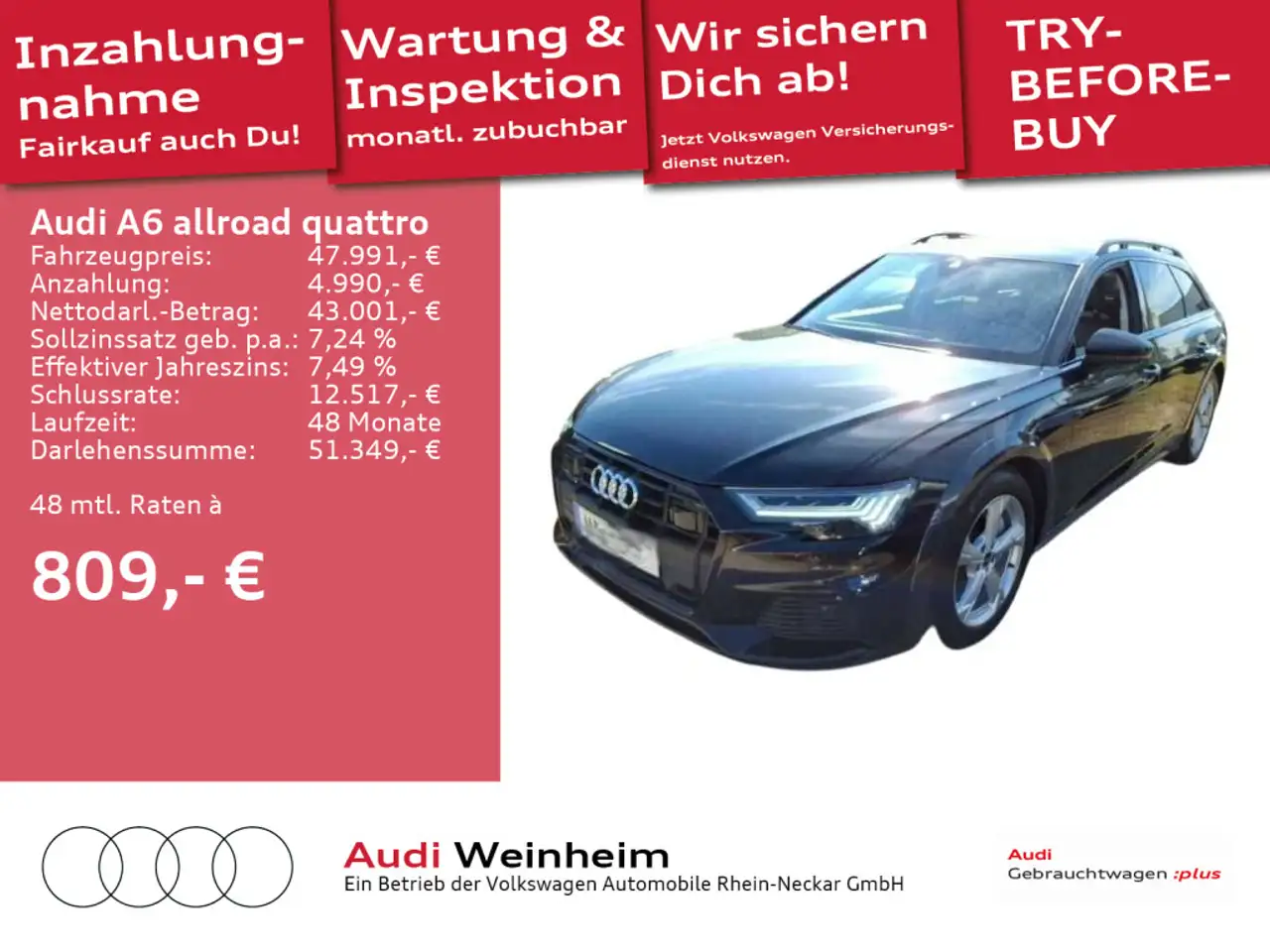 A6 allroad55 TDI Black-Paket HD Matrix