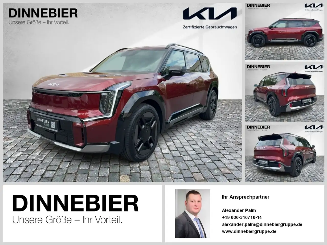 EV9GT-LINE AWD LED+360°Kamera+Massagesitze