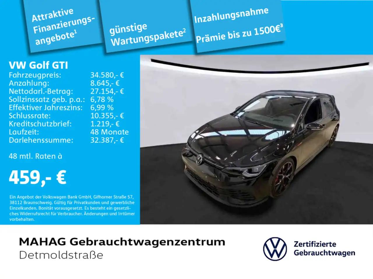 Golf GTIGolf VIII GTI Clubsport 2.0 TSI BlackStyle Navi