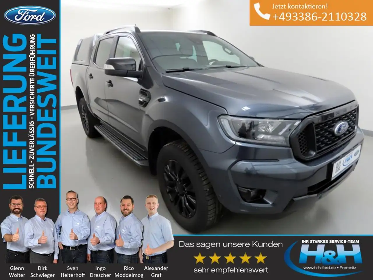 Ranger2.0 Aut. 4x4 Wildtrak LED+ACC+Kamera+AHK