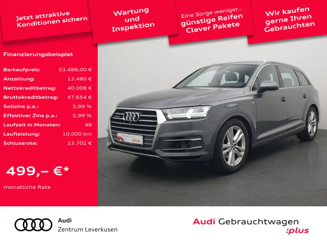 Q750 quattro S line VIRT XENON PDC ACC NAVI