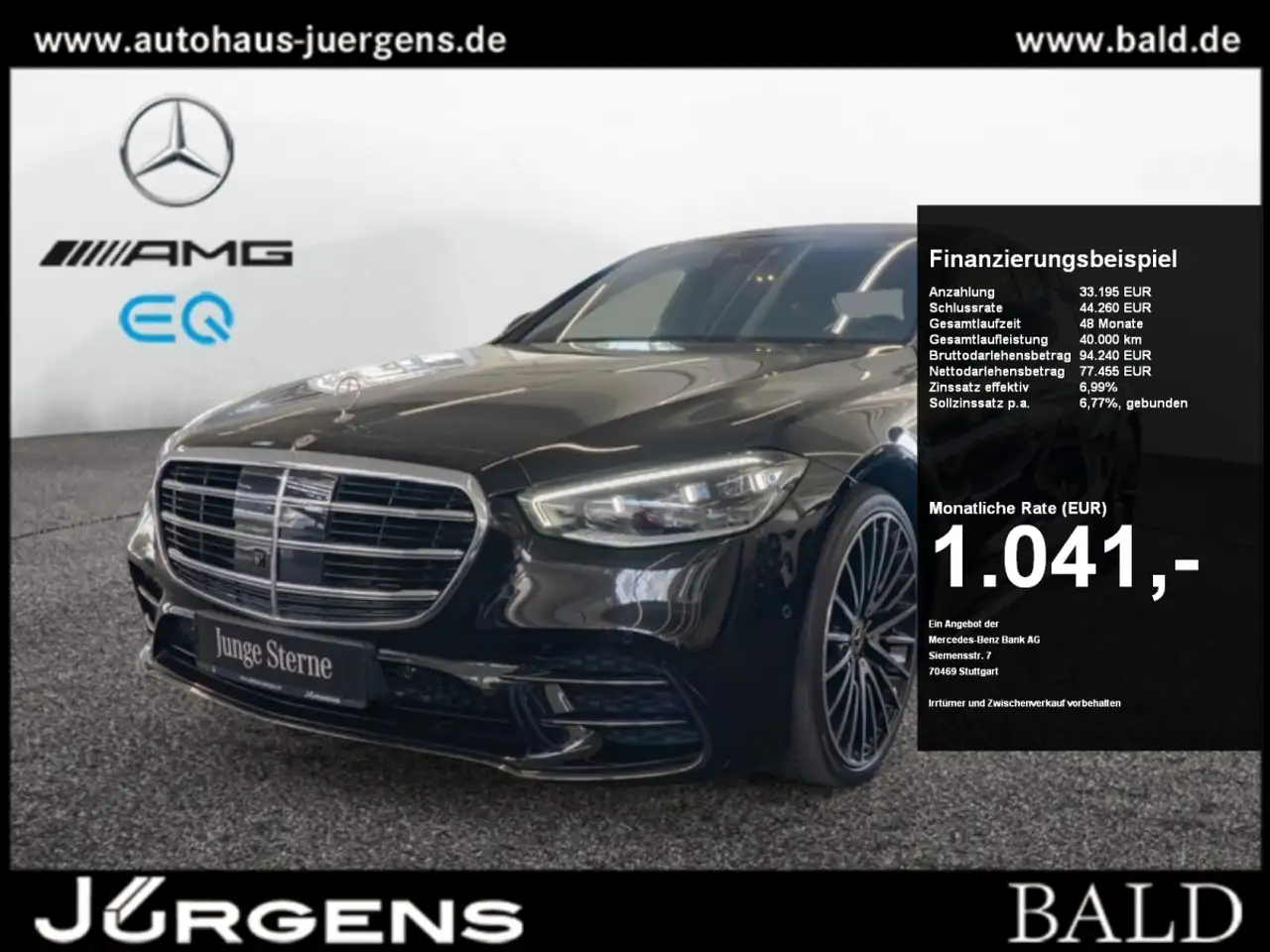 S 5804M L AMG-Sport/360/Pano/Sitzklima/Night/TV