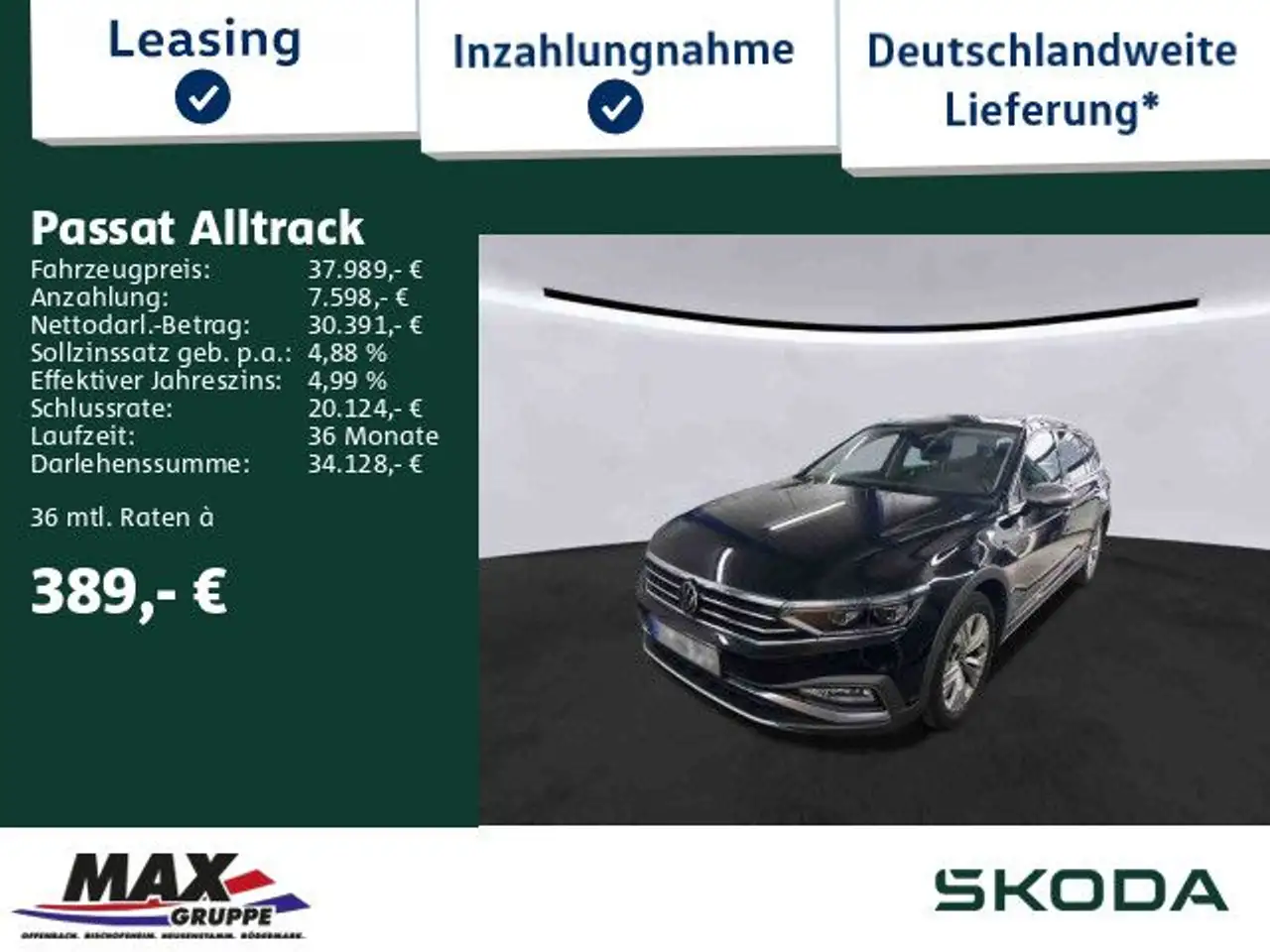 Passat AlltrackPassat Variant Alltrack 2.0 TDI 4MOTION 147 kW 7