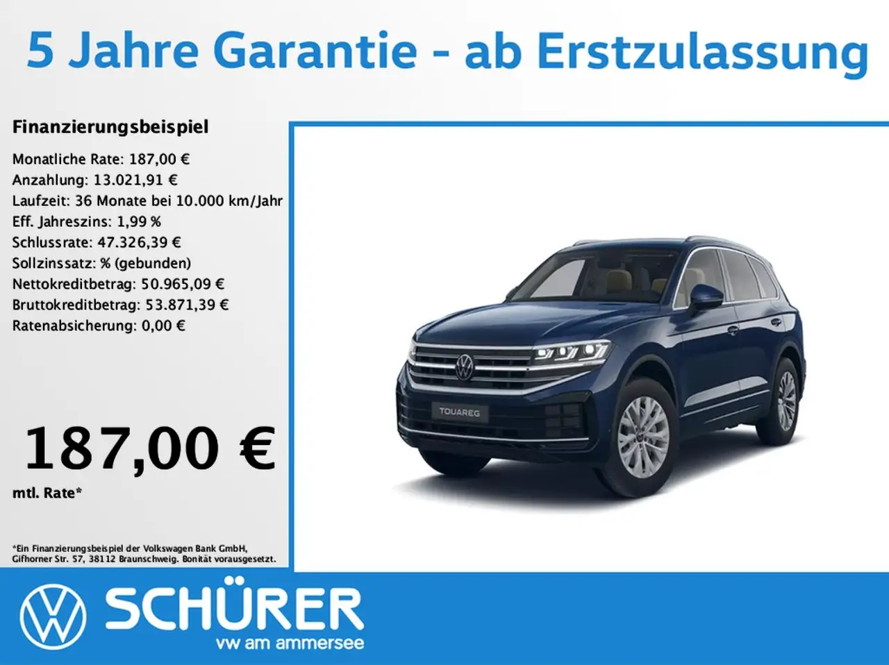 Touareg3.0TDI Elegance AHK Allradlenkung Matrix Luft L...