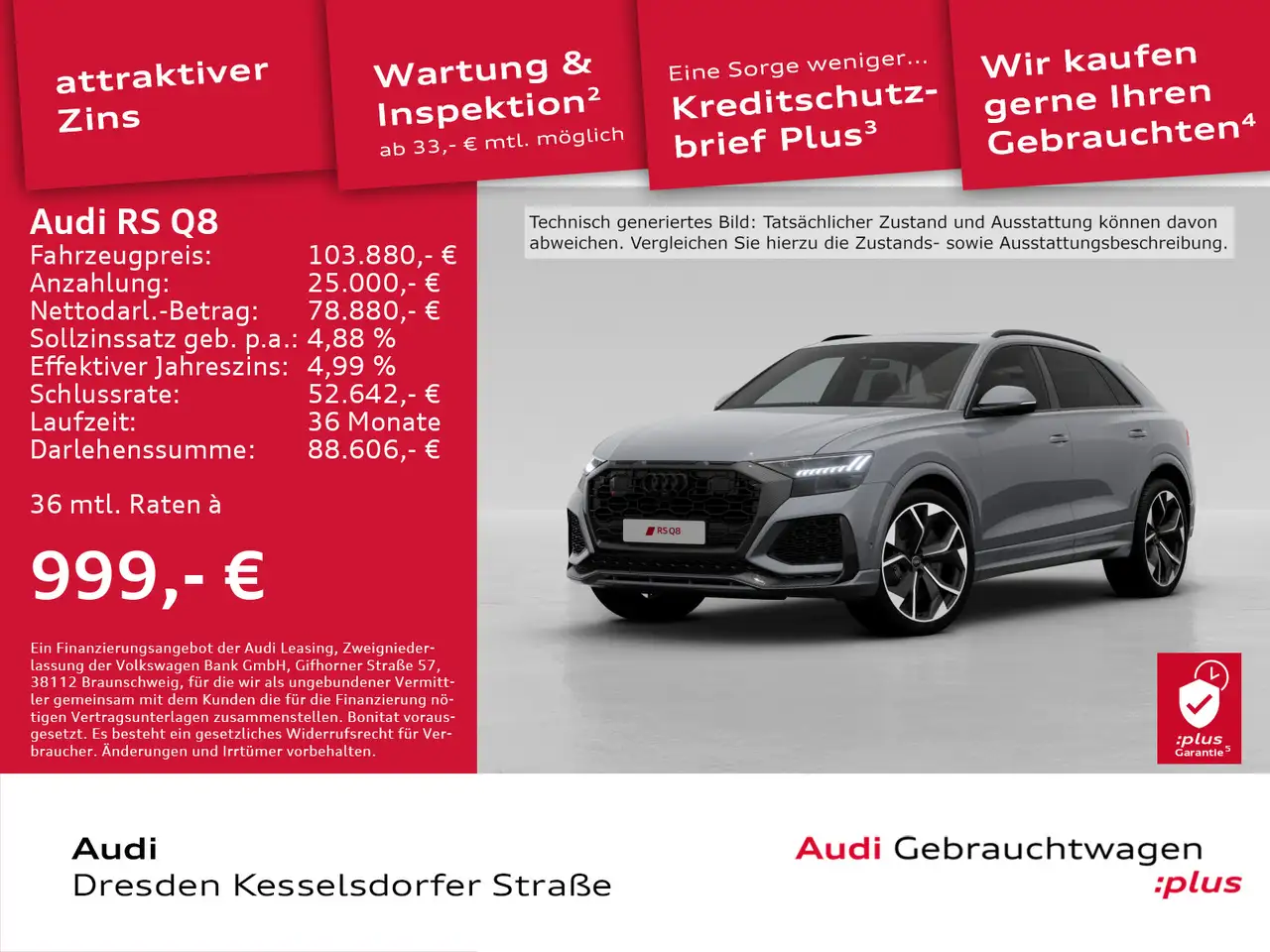 RS Q8SUV 441(600) kW(PS) tiptronic