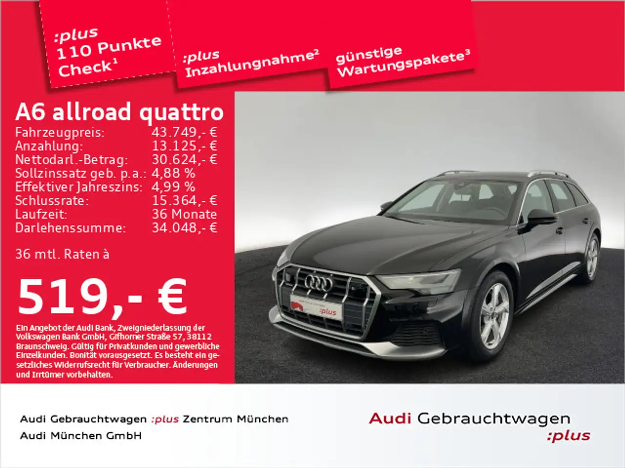 A6 allroadA6 allroad 40 TDI qu. S tronic ACC/Navi+/PDC+