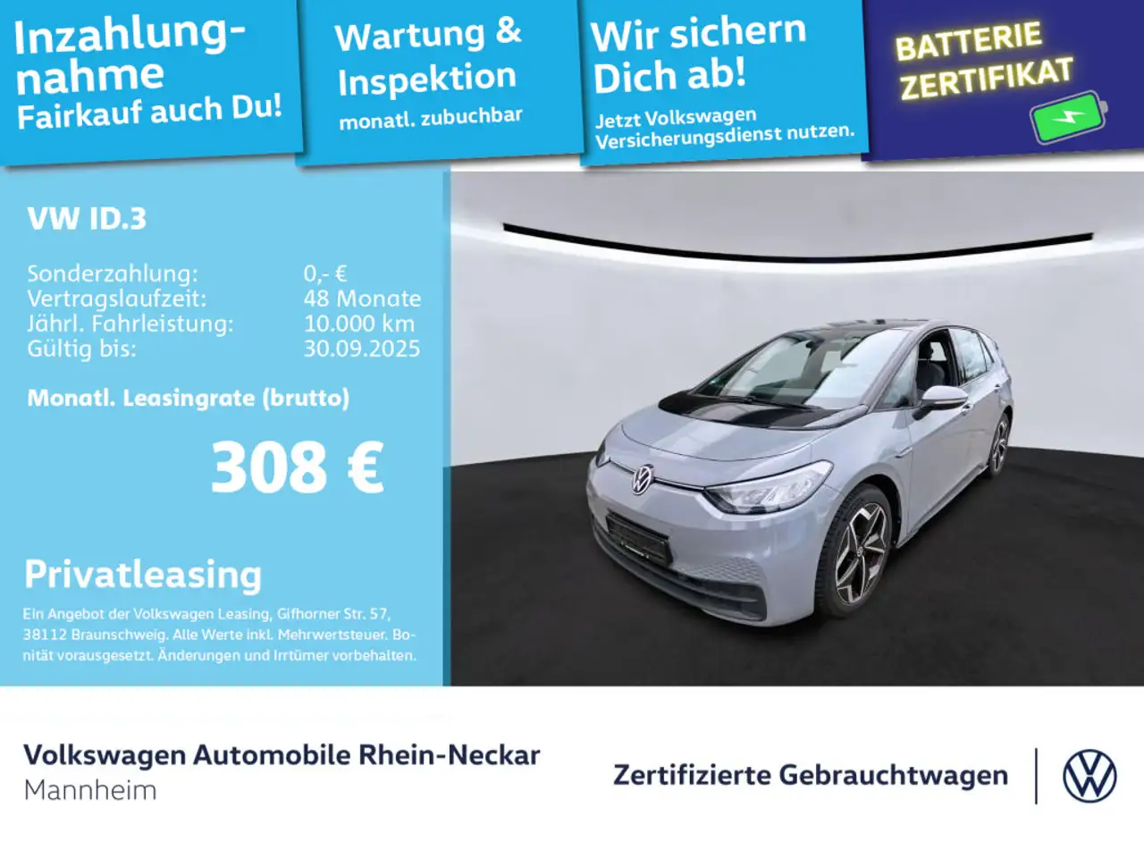 ID.3Performance City LED Navi Einparkhilfe uvm