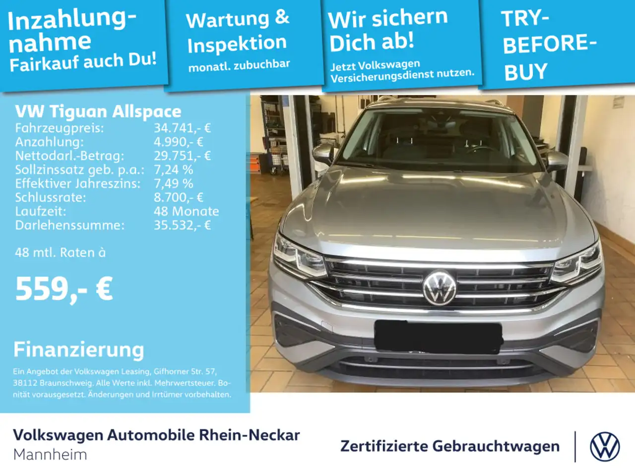 Tiguan Allspace2.0 TDI Life 4Motion Pano AHK Na