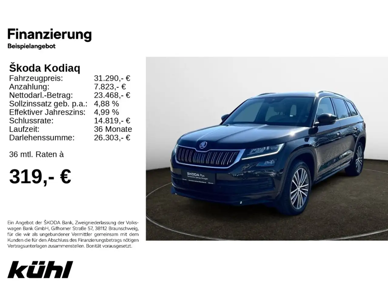 Kodiaq2.0 TSI DSG 4x4 L&K Navi, AHK, LED