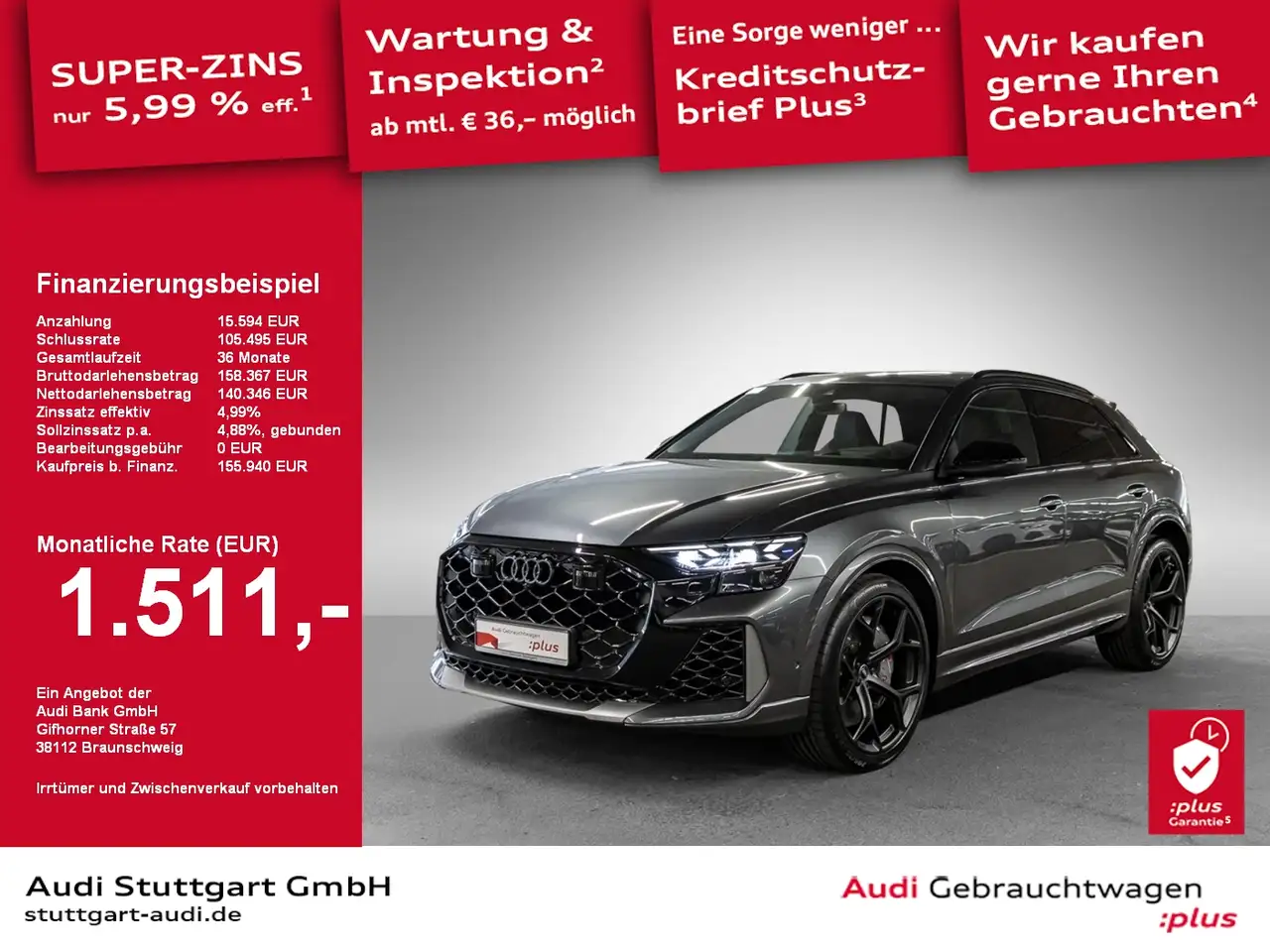 RS Q8Performance tiptronic  Performance