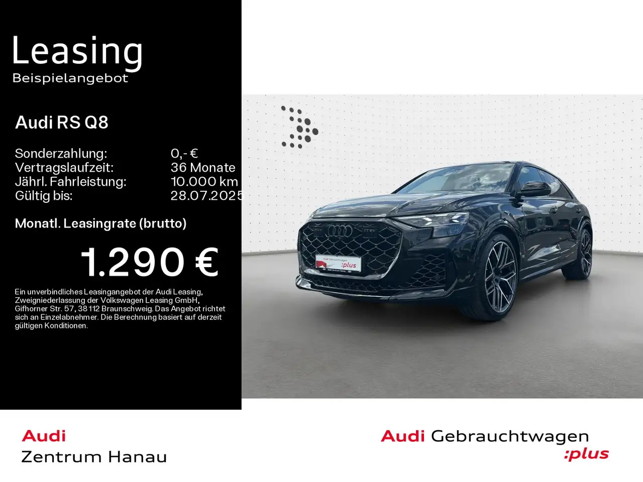 RS Q8*NAVI*HUD*RS-AGA*23ZOLL*AHK*PANO*LASER*OPTI