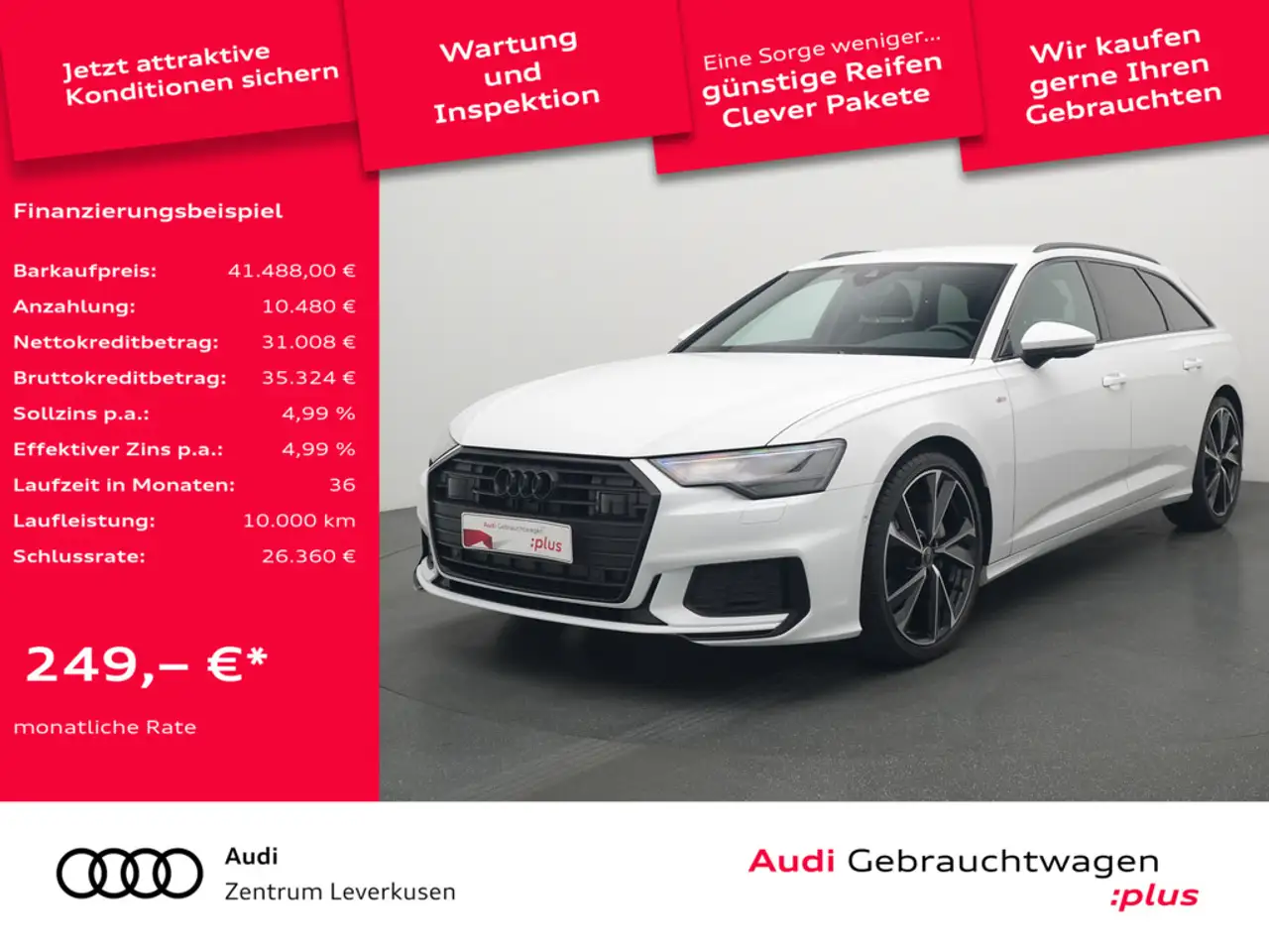 A6Avant S line NAVI VIRT AHK LEDER ACC LED K