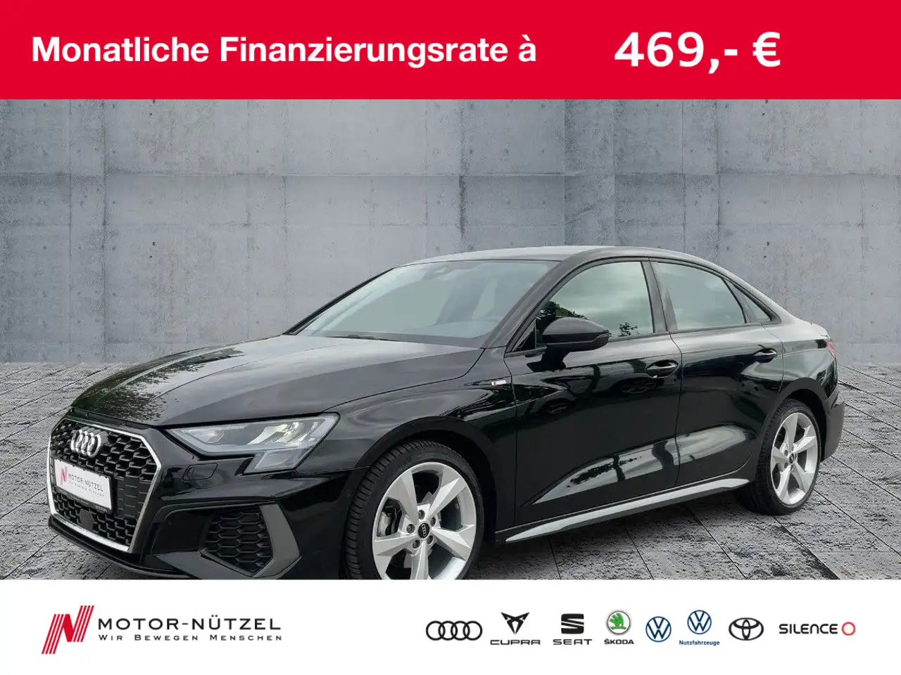 A3Limousine 40 TFSI S-TR QU S-LINE 5JG+LED+NAVI