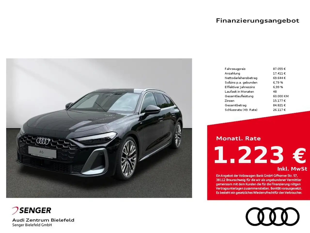 A5Avant TDI quattro Panorama Bang & Olufsen LED