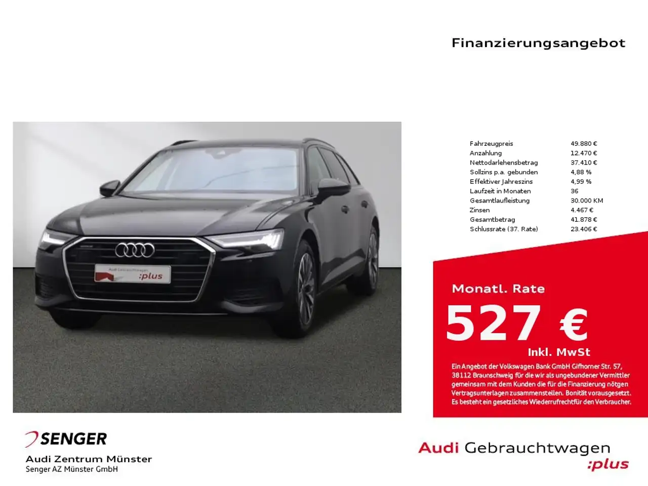 A6Avant 40 TDI quattro MMI Navi Matrix Kamera