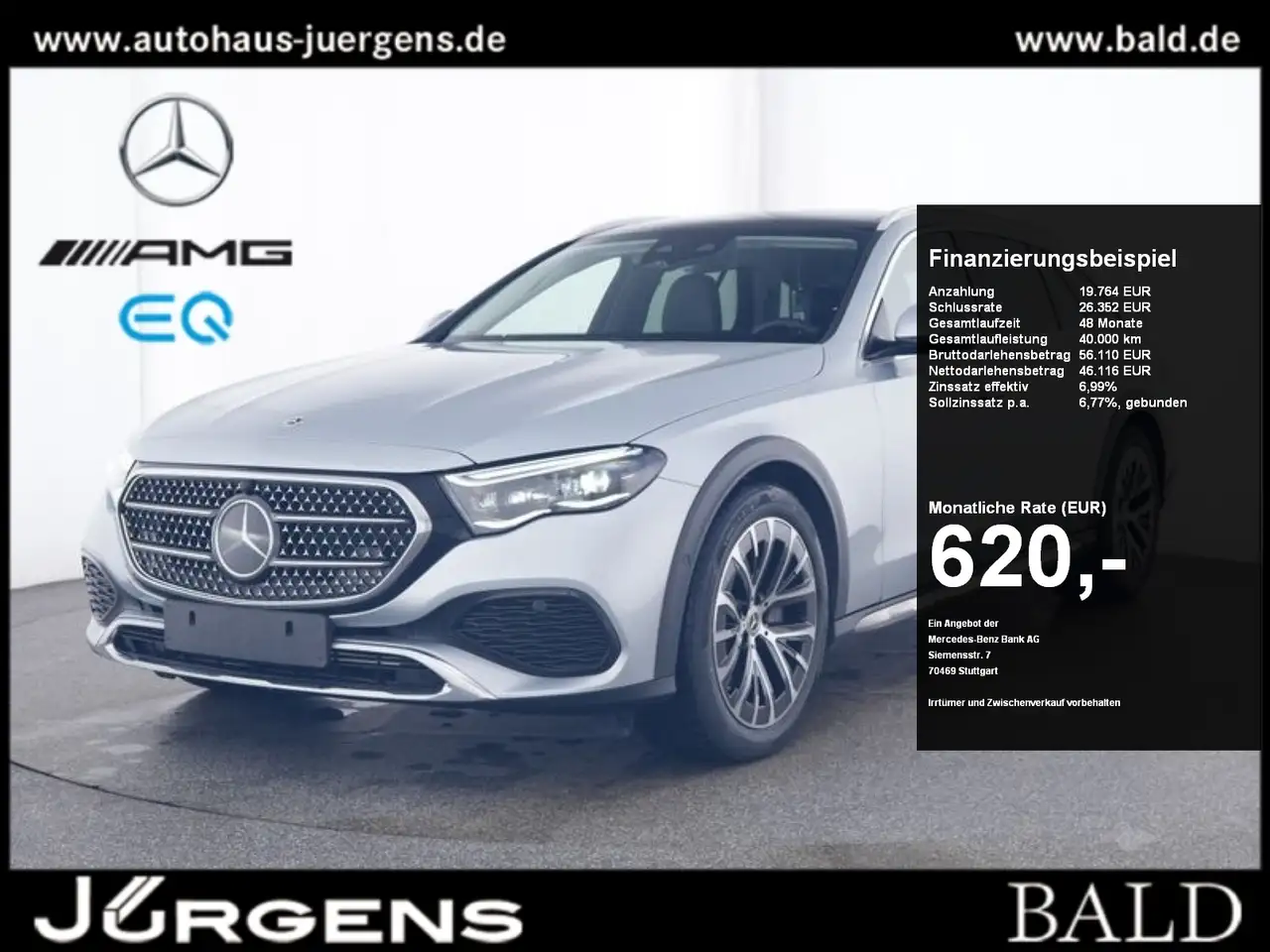 E 300de 4M T All-Terrain Super/Pano/Burm/AHK/19