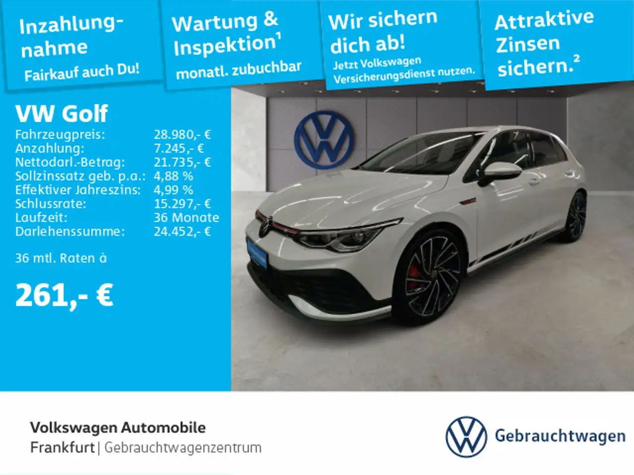 Golf GTIGolf VIII 2.0 TSI DSG GTI Clubsport