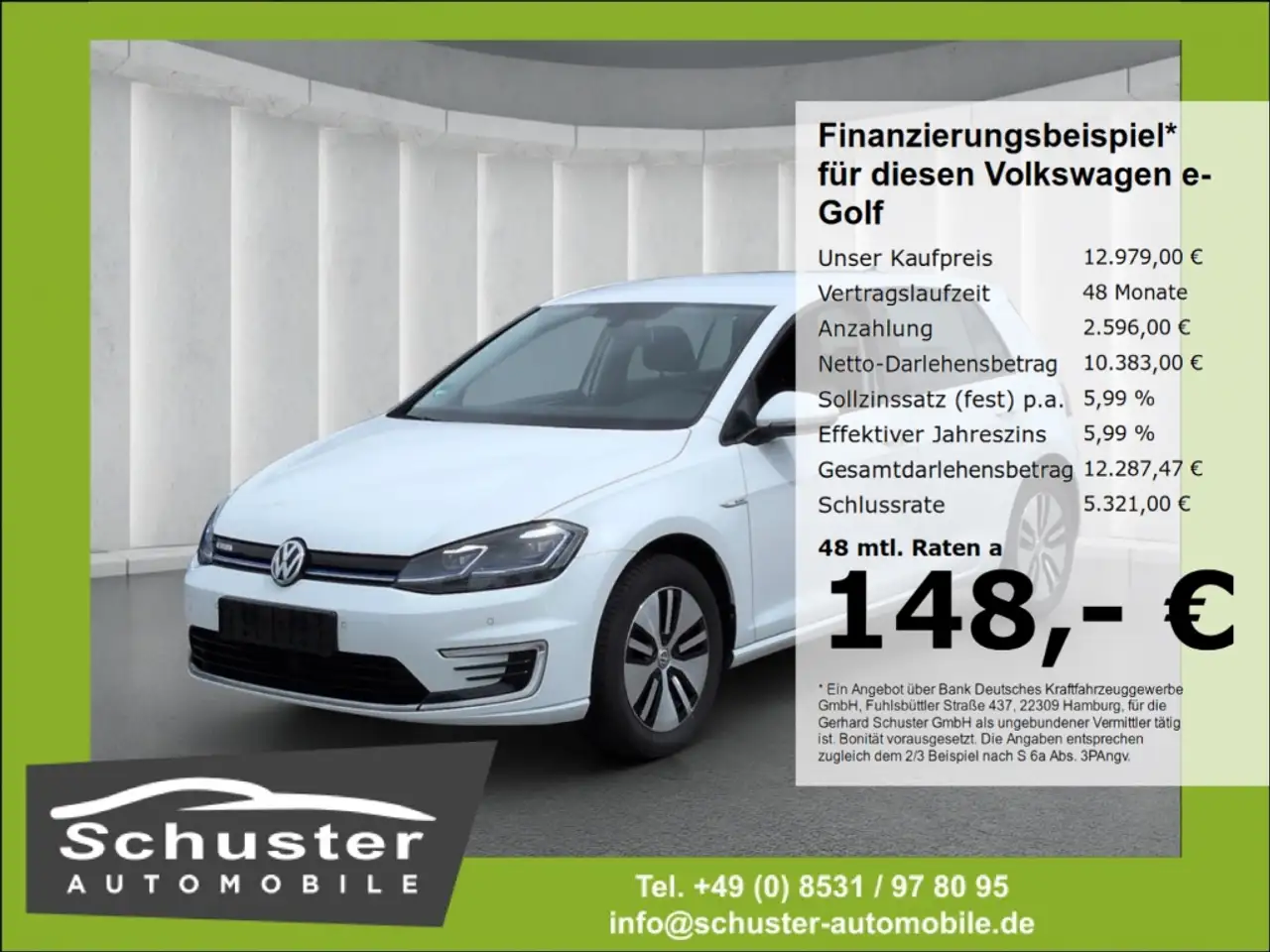 e-Golf*136PS ACC LED Navi heizb.Frontsch PDCv+h