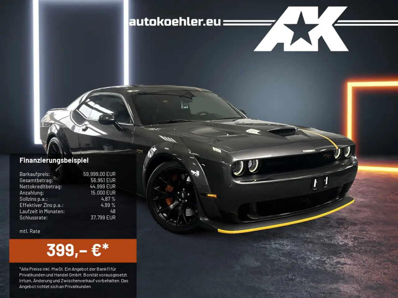 ChallengerHemi Orange, Scat Pack, LPG, Widebody Last Call