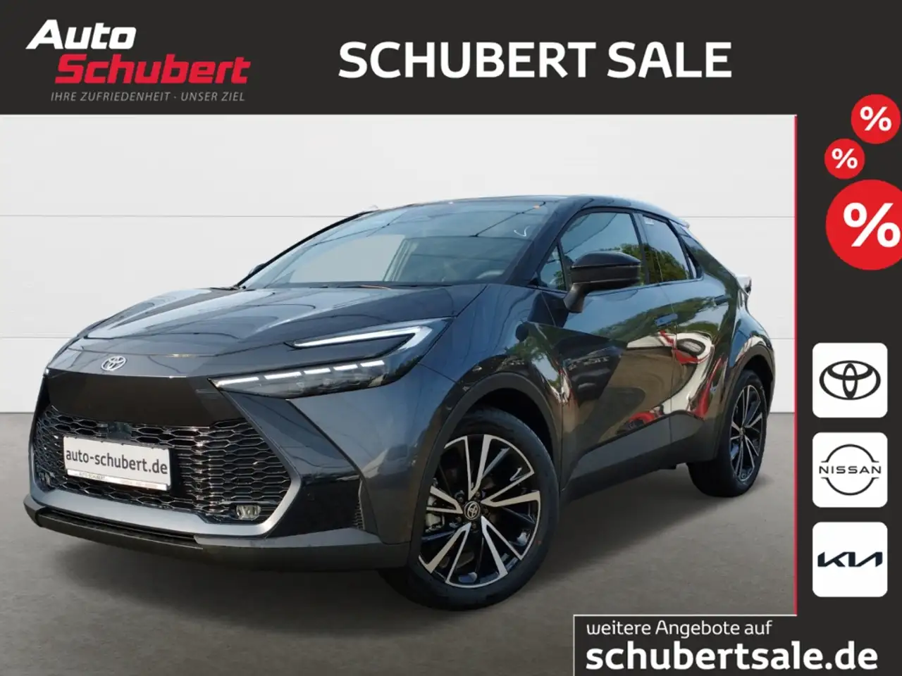 C-HR2.0 l Hybrid 4x2 Lounge CVT Navi LED ACC El. Heckk