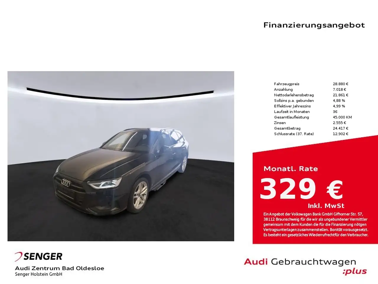 A4Avant 35 TFSI Advanced S tronic MMI LED AHK