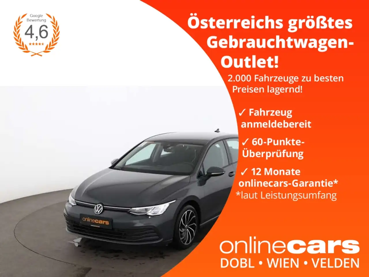 GolfVIII 2.0 TDI Life Aut LED RADAR NAVI ASSIST