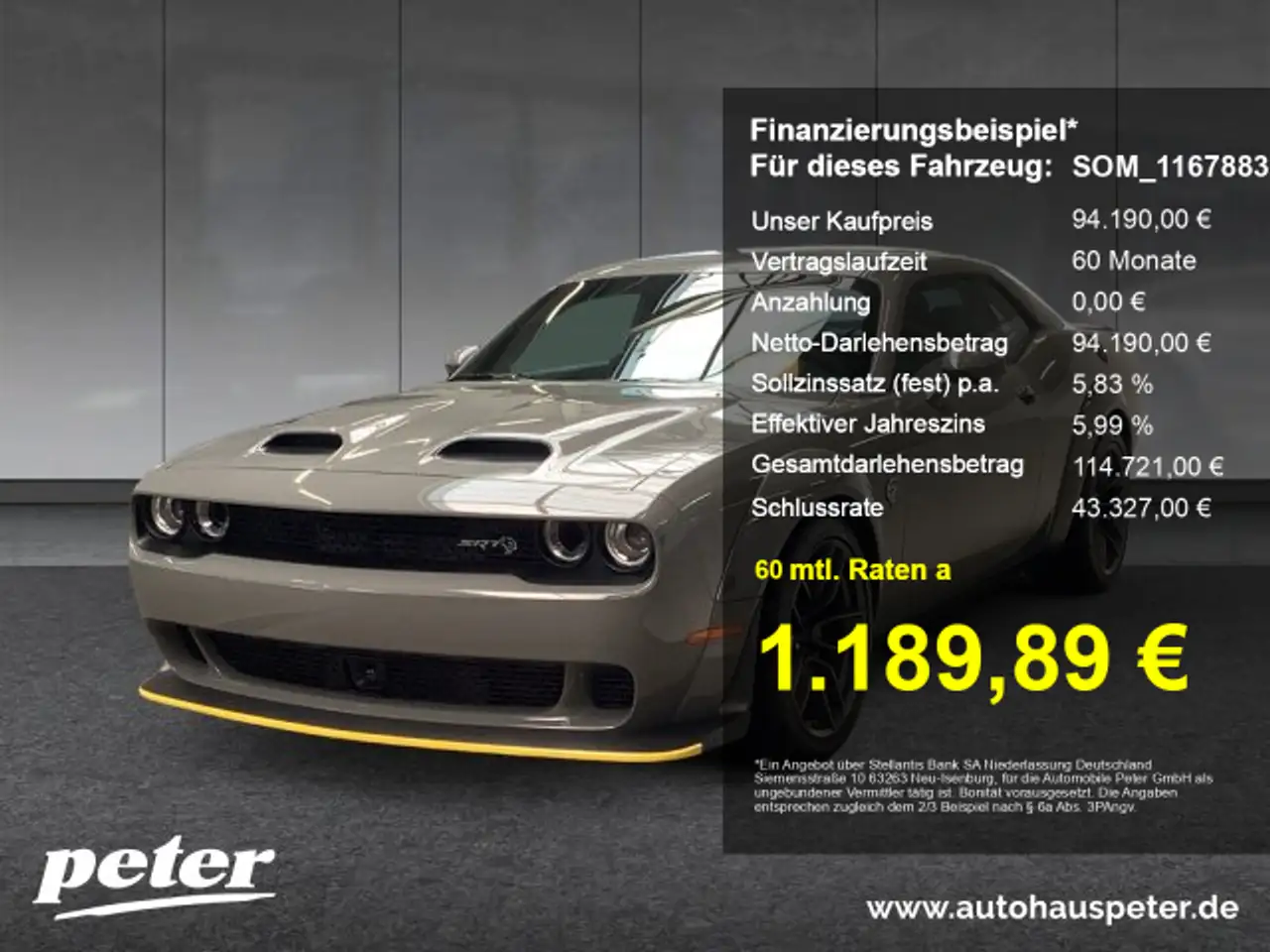 ChallengerChallenger SRT Hellcat Jailbreak Widebody