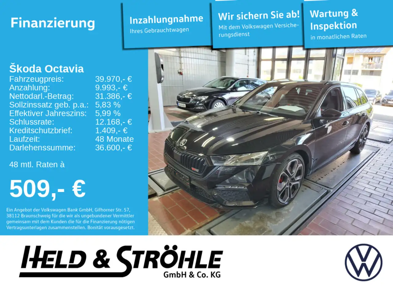 OctaviaCombi RS Plus 2.0 TDI DSG 4x4 LED NAV