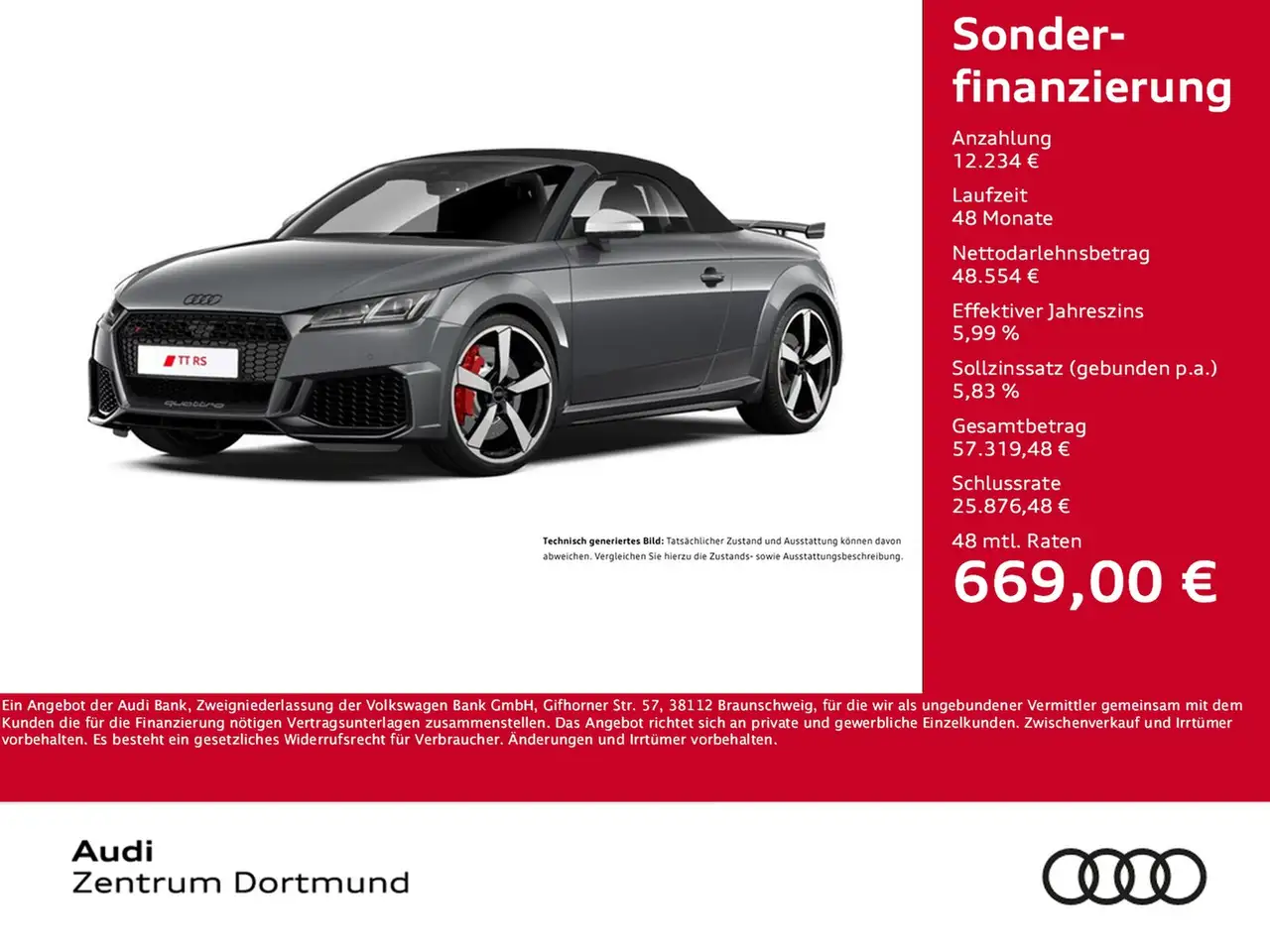 TT RSRoadster quattro BLACKPAK B&O CAM LM20