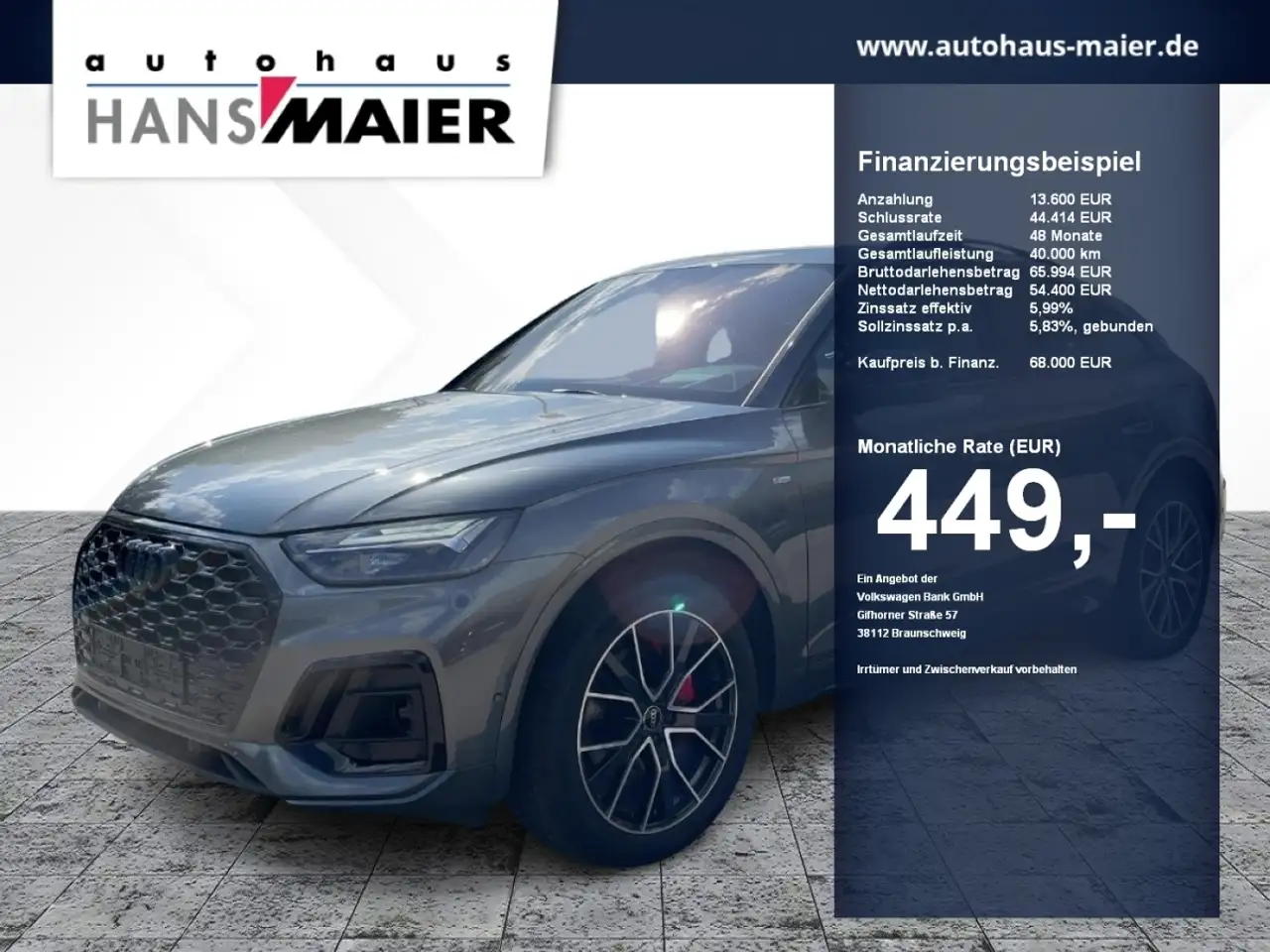 Q5Sportback TFSI quattro S line AHK Leder Pano