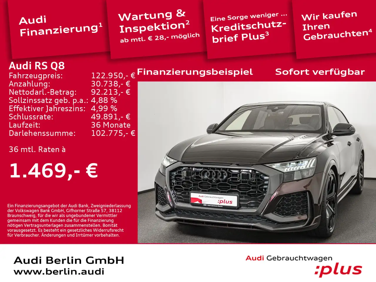 RS Q84.0 TFSI qu.tiptr. AHK STDHZ TV NACHTS 360