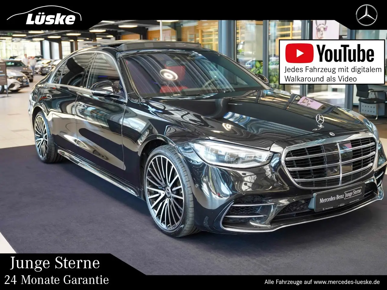S 580S 580 4M lang AMG Line Exklusiv karminrot Pano