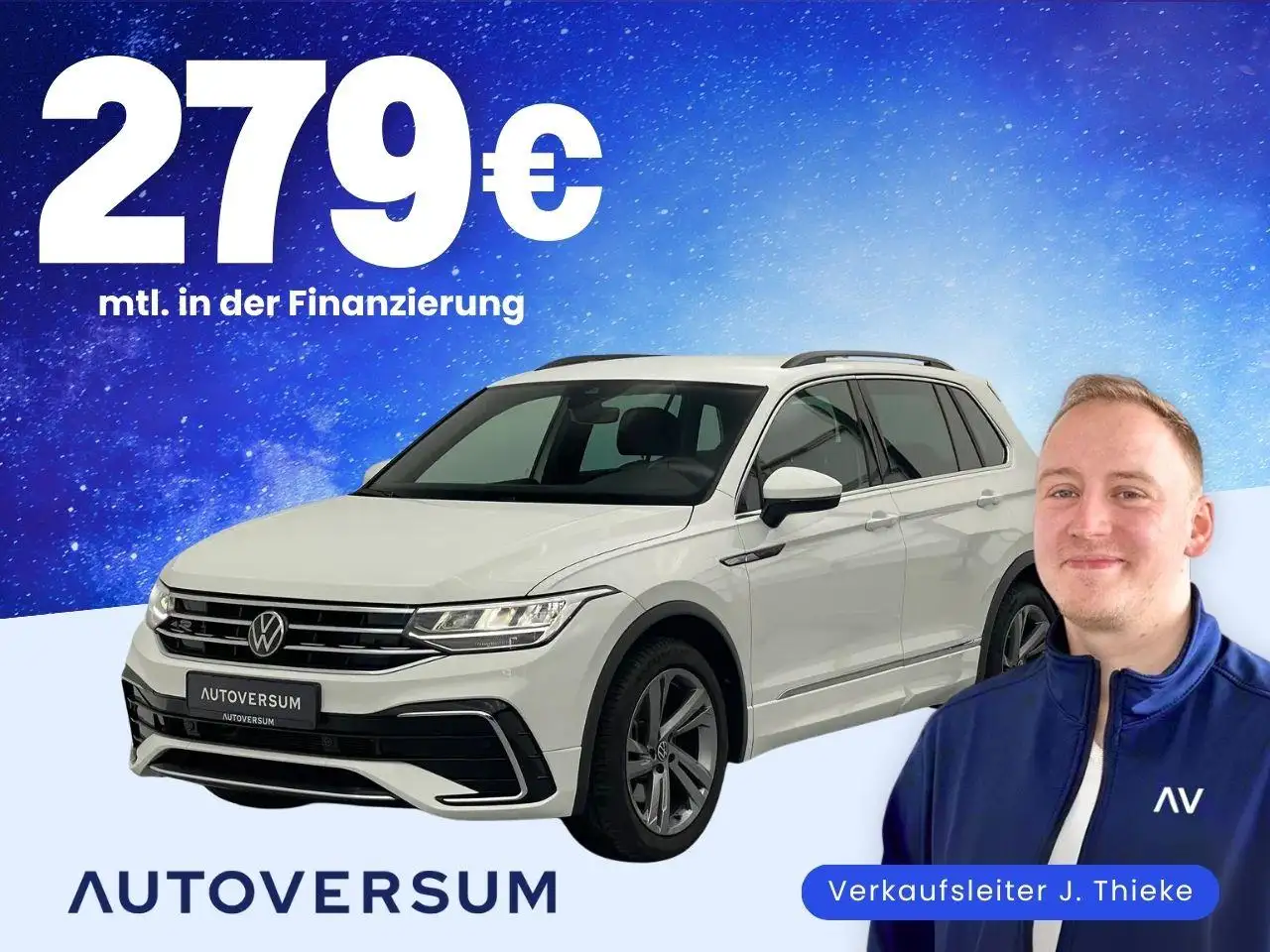 Tiguan2.0 TSI R-Line *KAM*ACC*LANE*CARPLAY*LED*