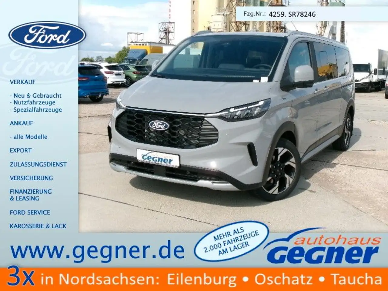 Tourneo Custom320L2 Active 4x4 AHK Pano 19Zoll