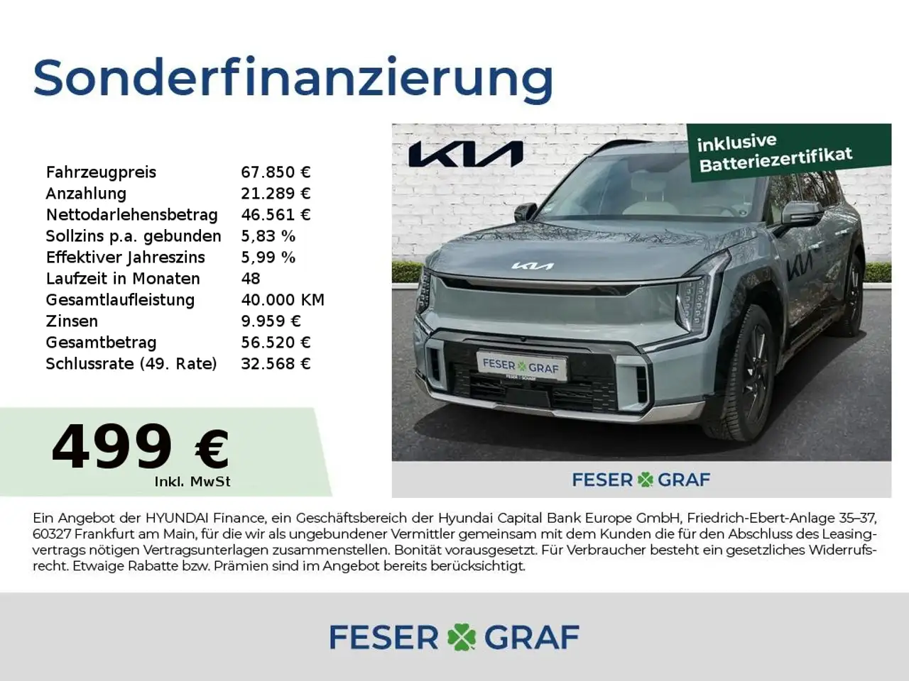 EV999,8 kWh AWD GT-LINE 7-Sitzer Glasdach