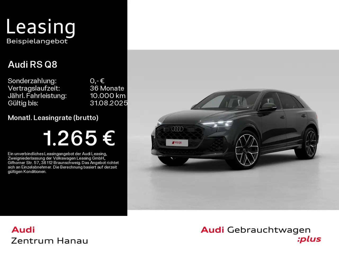 RS Q8*NAVI*HUD*23ZOLL*RS-AGA*PANO*STHZG*LASER*B&