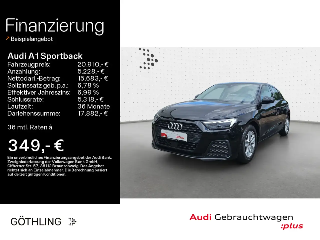A1Sportback 30 TFSI *Alu*PDC*Virtual Cockpit*