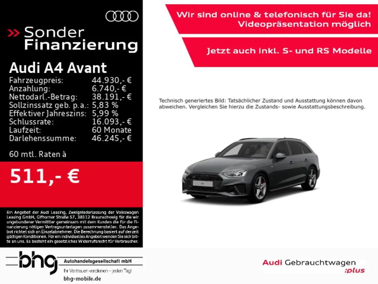 A440 TFSI quattro S tronic S line