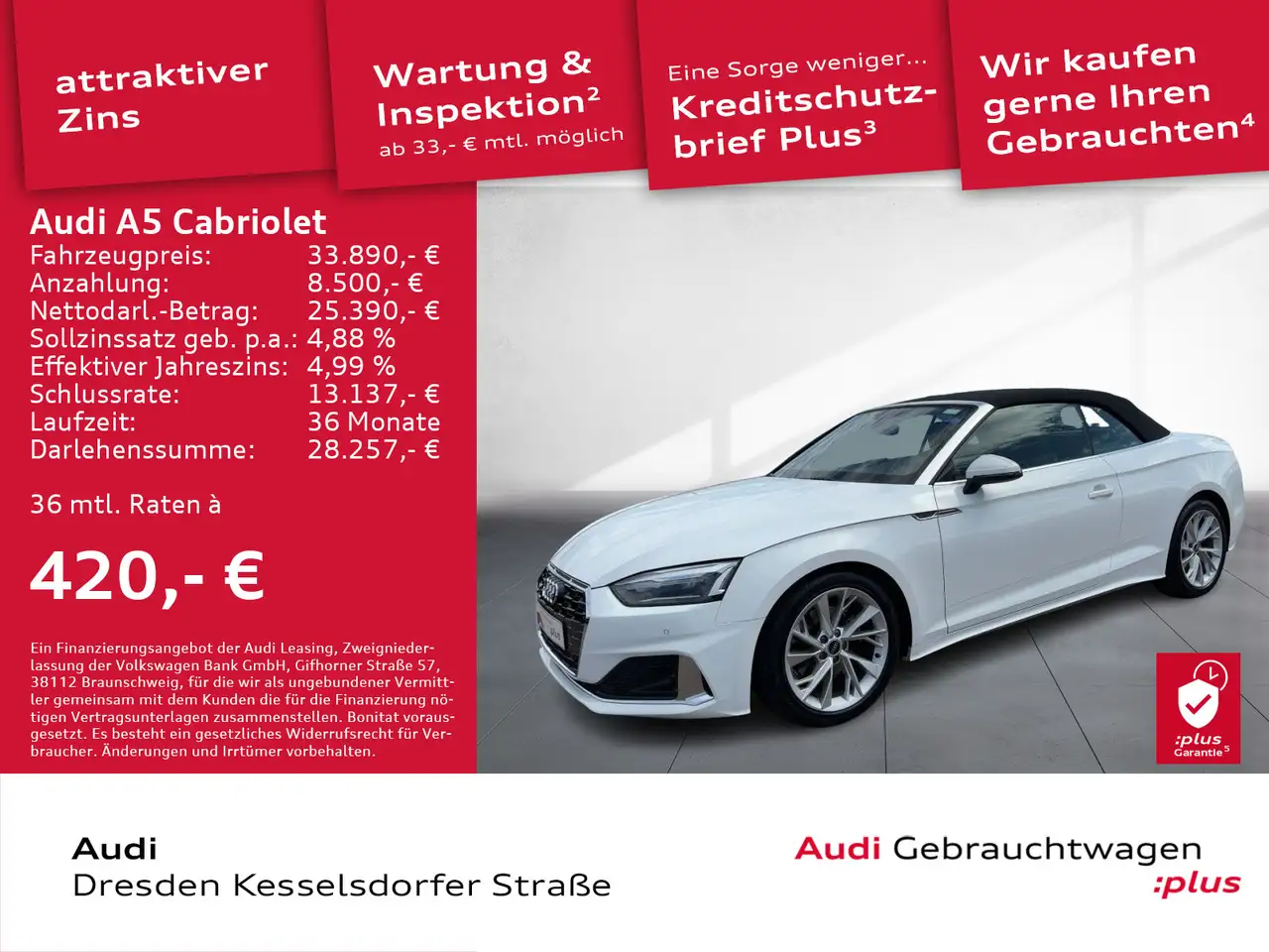 A535 TFSI advanced Navi AHZV Kamera S