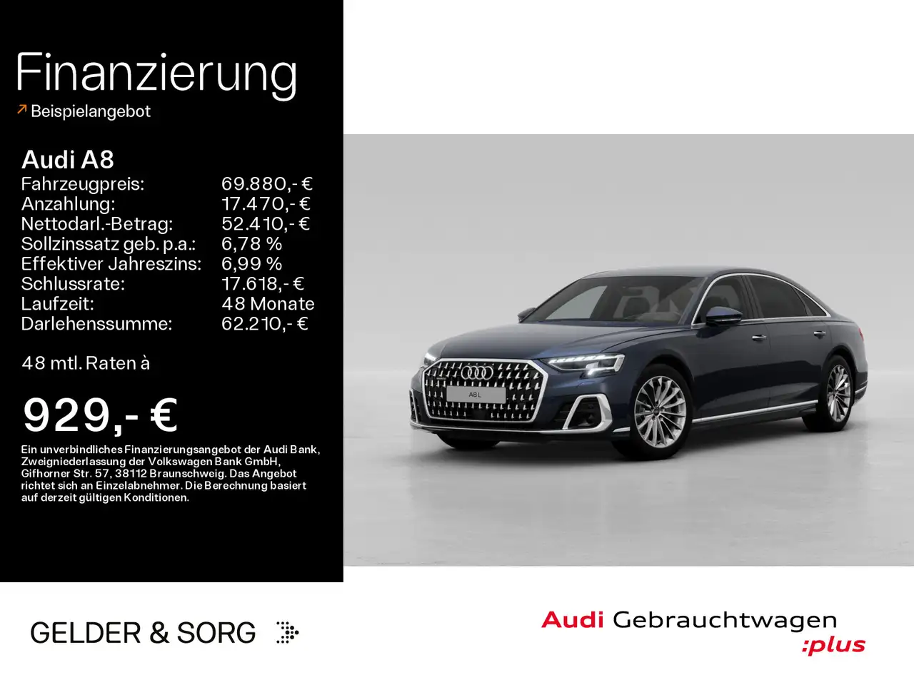 A8Lang 50 TDI quattro S line Massage*Stand*Air