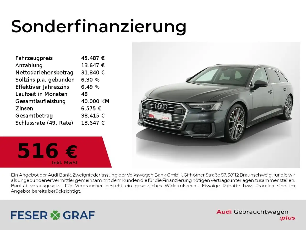 A6Avant 55 TFSI e S Line Pano,AHK,B&O,Leder,Navi,Mat