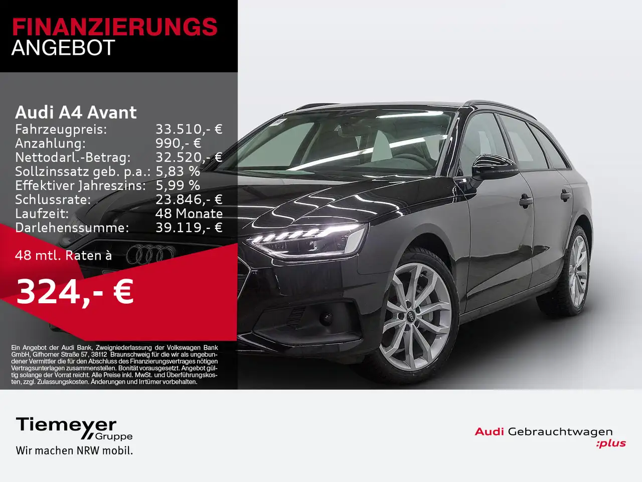 A440 TFSI LM19 NAVI+ SITZHZ GRA AHK