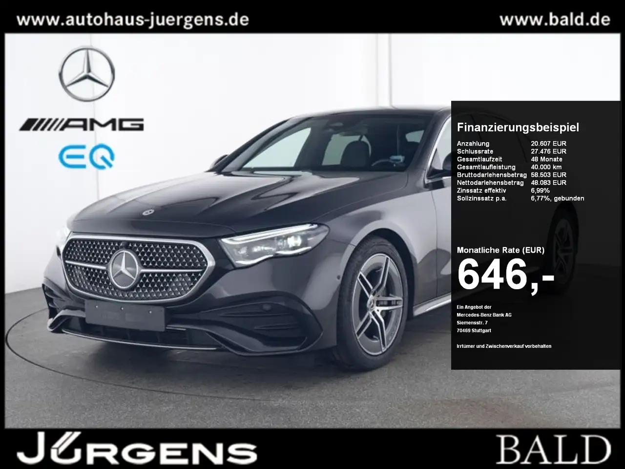E 4504M AMG-Sport/DIGITAL/360/Pano/Distr/Memo