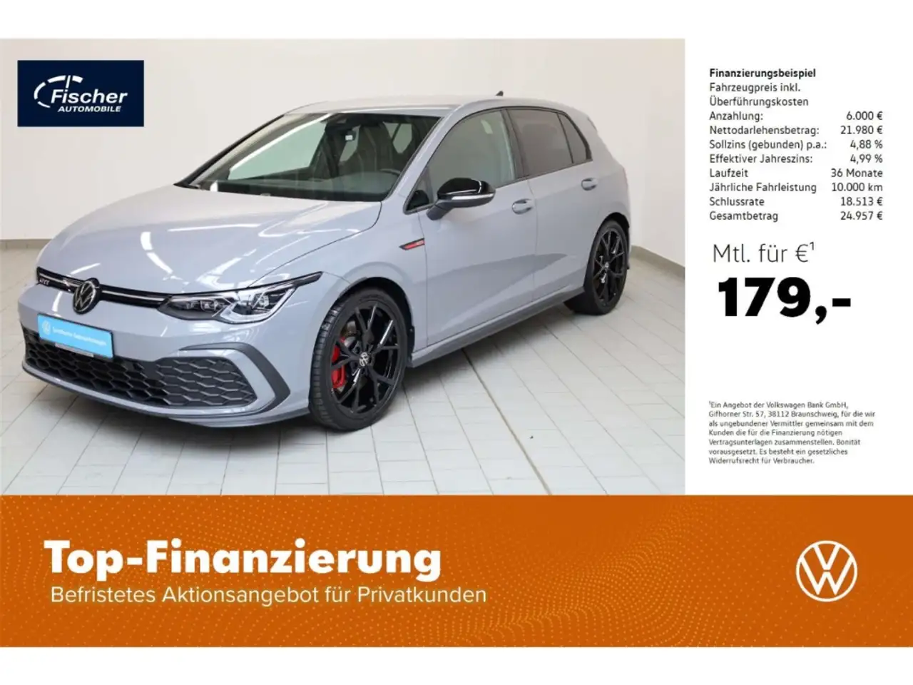 Golf GTI2.0 TSI Black Style DSG NAV/LED/ACC/RFK