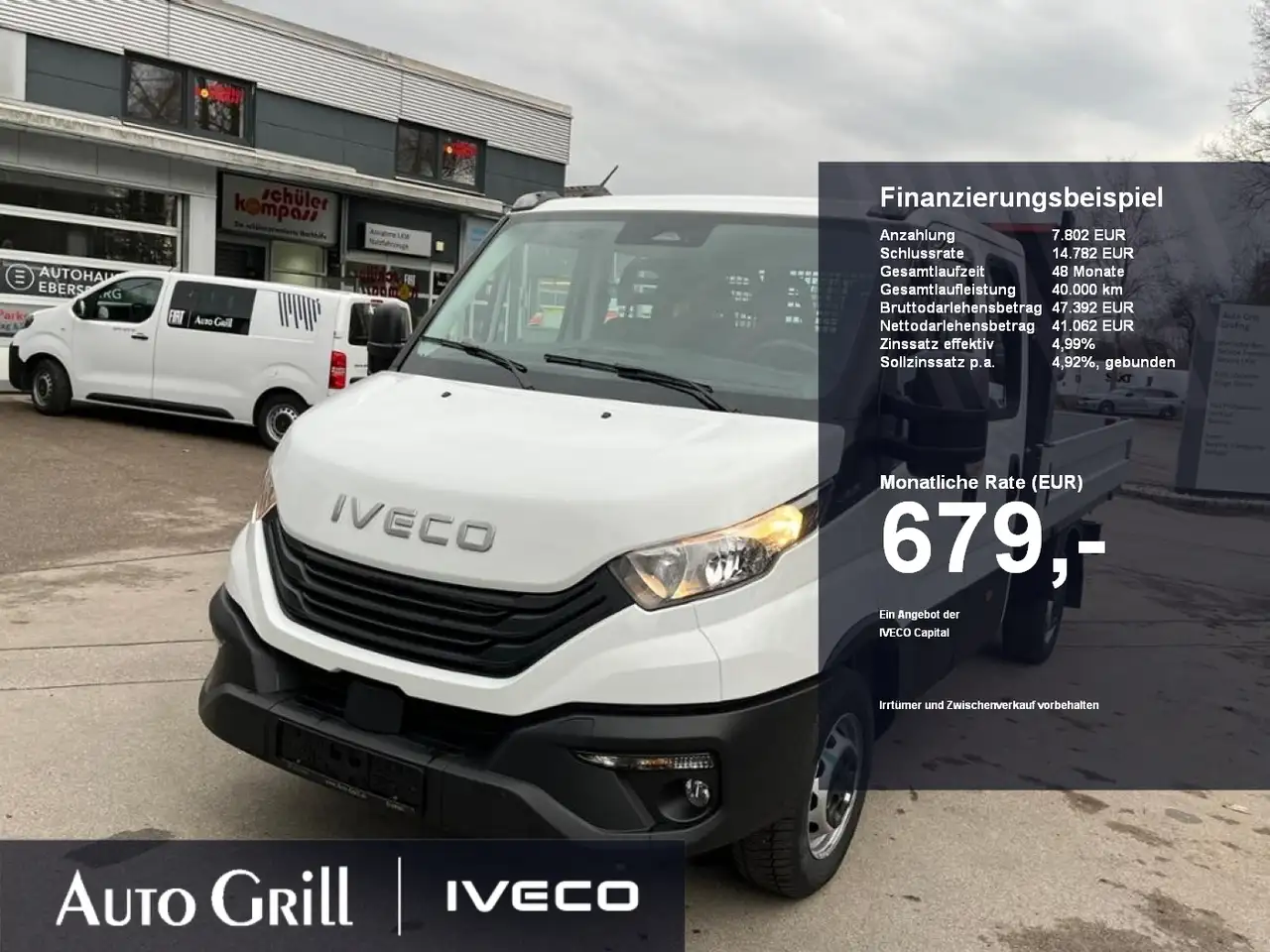 Daily35S12D DOKA Pritsche AHK CarPlay 7Sitze