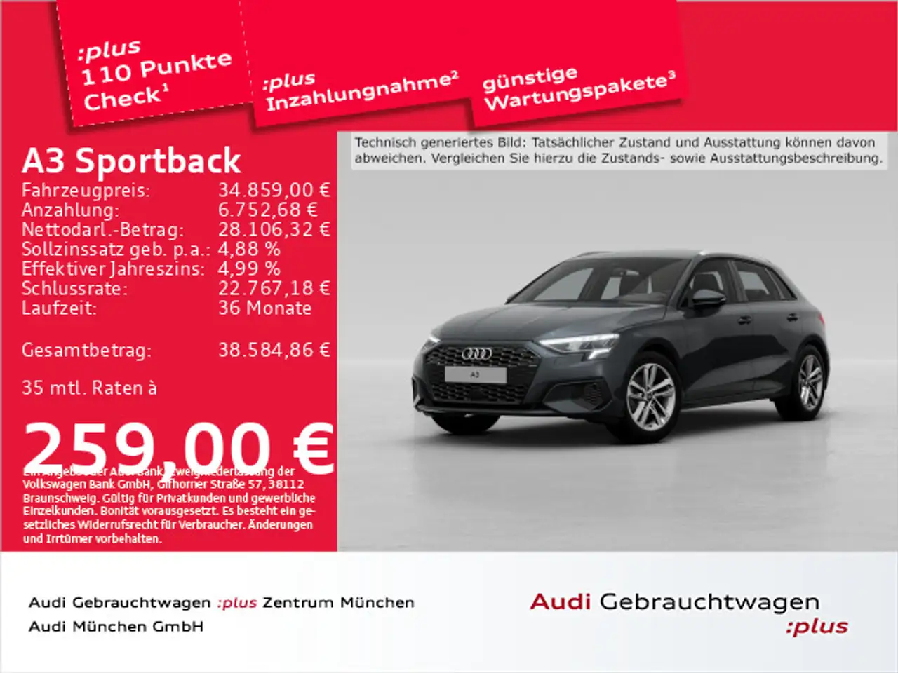 A335 TDI S tronic Virtual+/LED/Navi+
