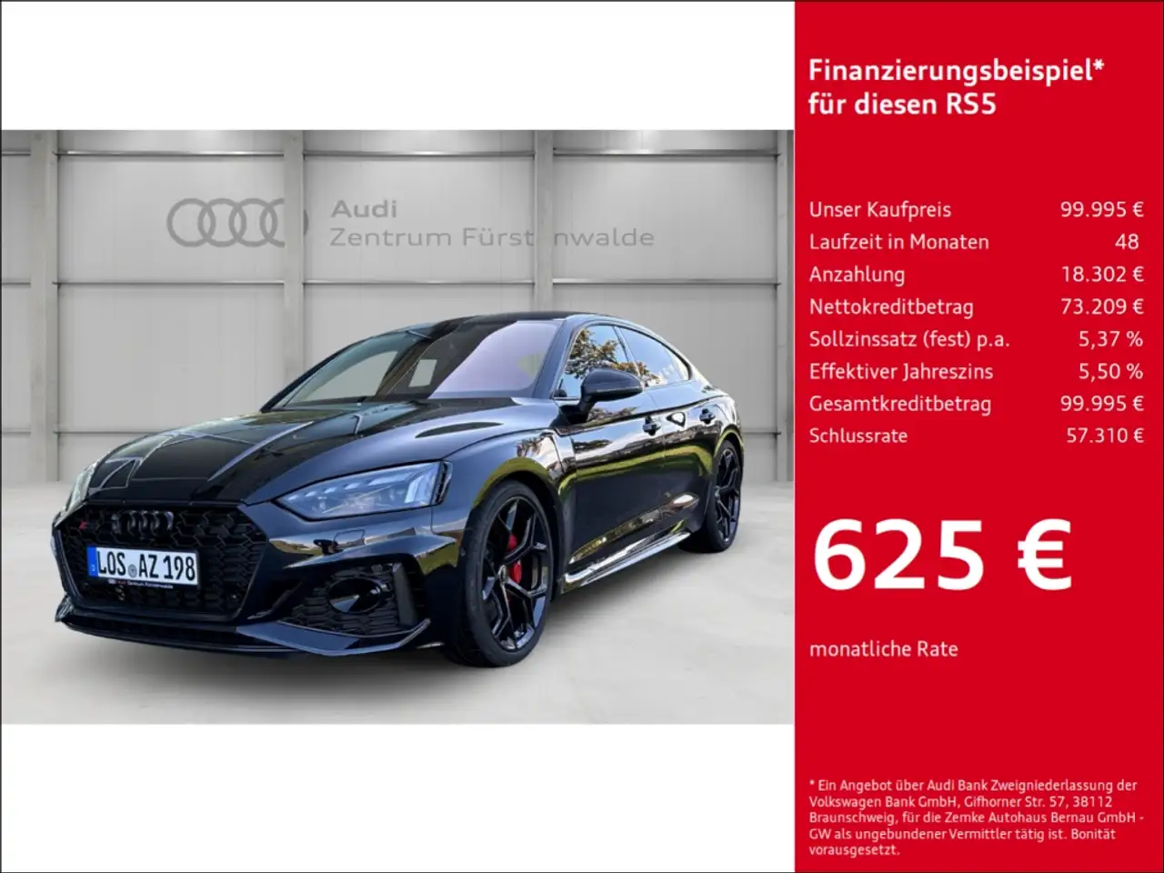 RS5Sportback Competition Navi  Soundsystem B & O 360