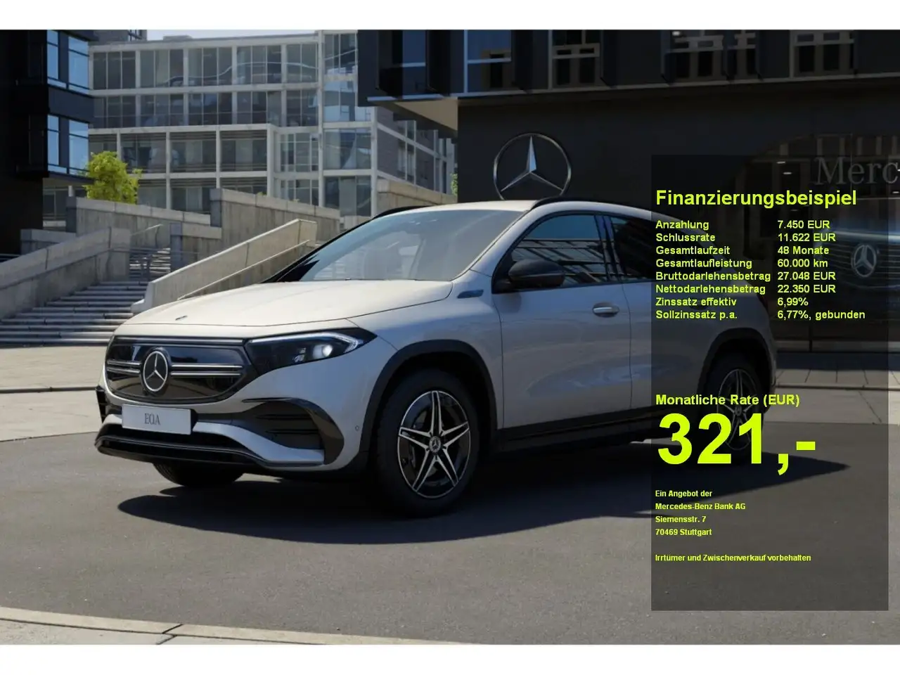 EQA250 AMG+Night+MBUX+KAMERA+360°+HuD+Ambiente
