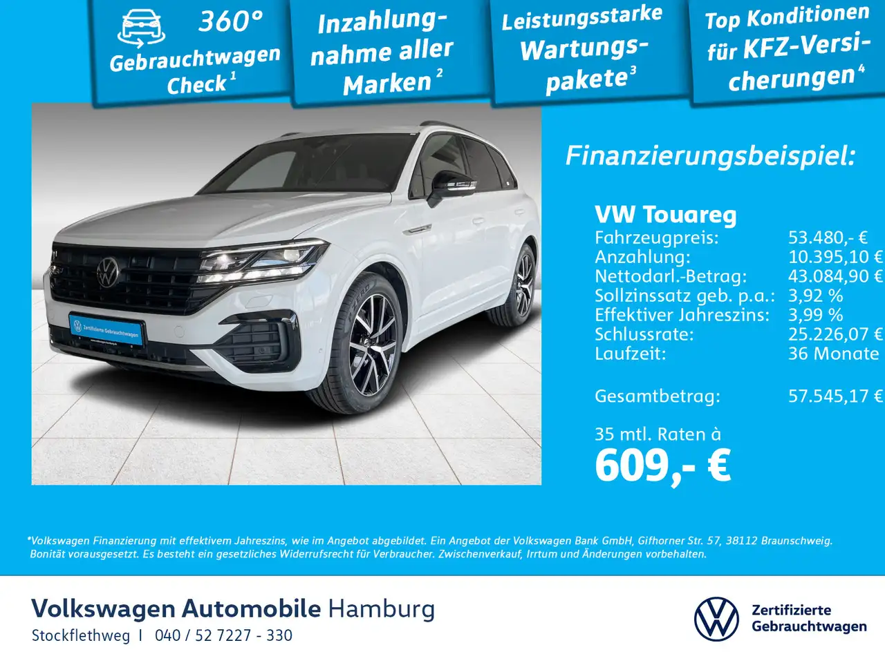 Touareg3.0 TDI R-Line 4M AHK Stdhzg Pano Luft